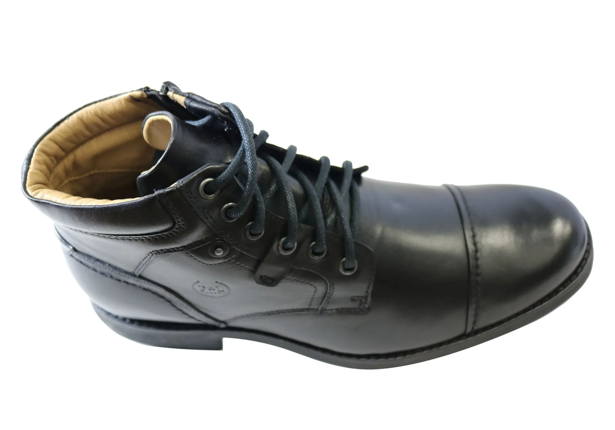 Ferricelli Ryan Herren Leder Schnürstiefel Hergestellt in Brasilien Ferricelli Schuhe