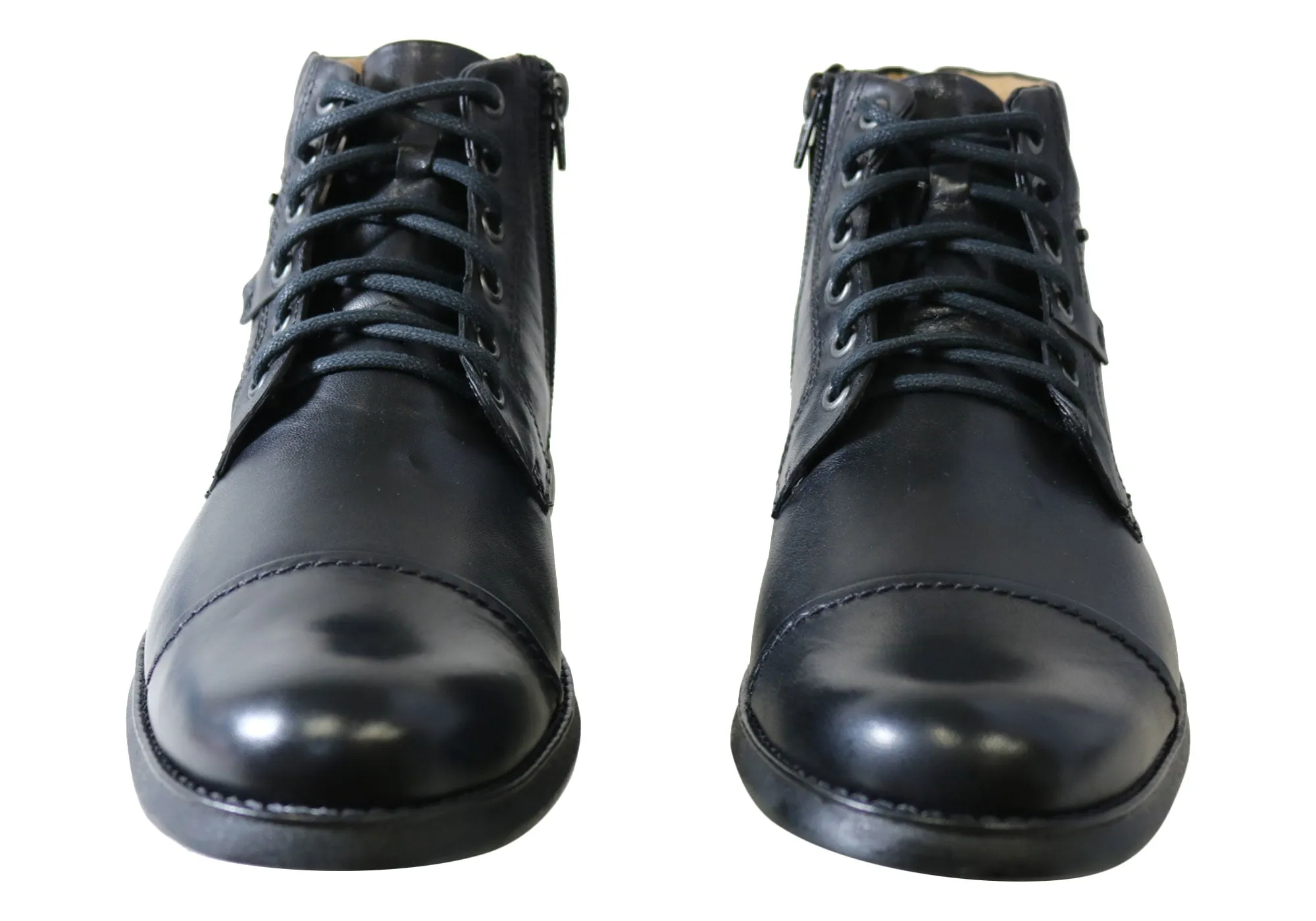 Ferricelli Ryan Herren Leder Schnürstiefel Hergestellt in Brasilien Ferricelli Schuhe