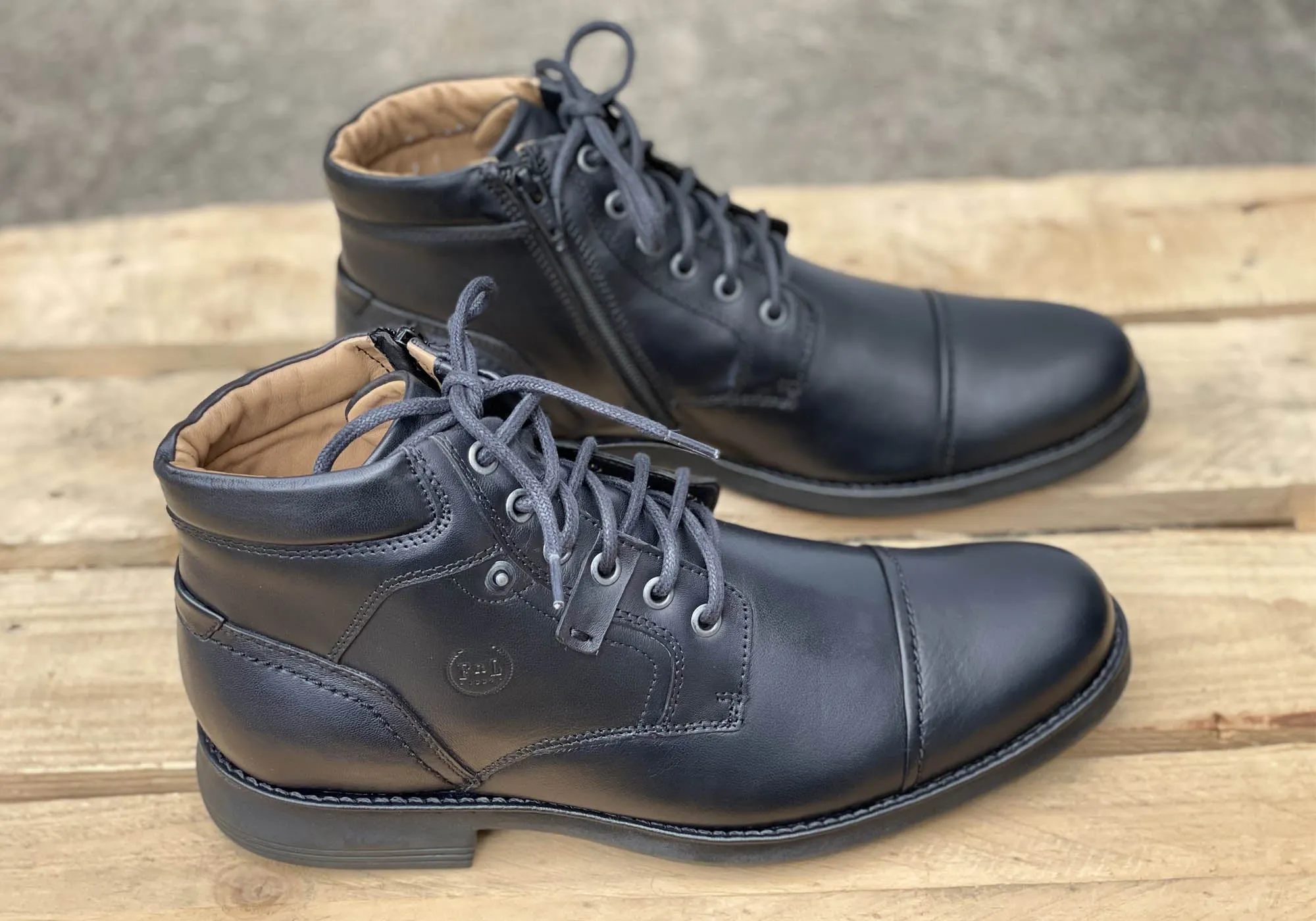 Ferricelli Ryan Herren Leder Schnürstiefel Hergestellt in Brasilien Ferricelli Schuhe