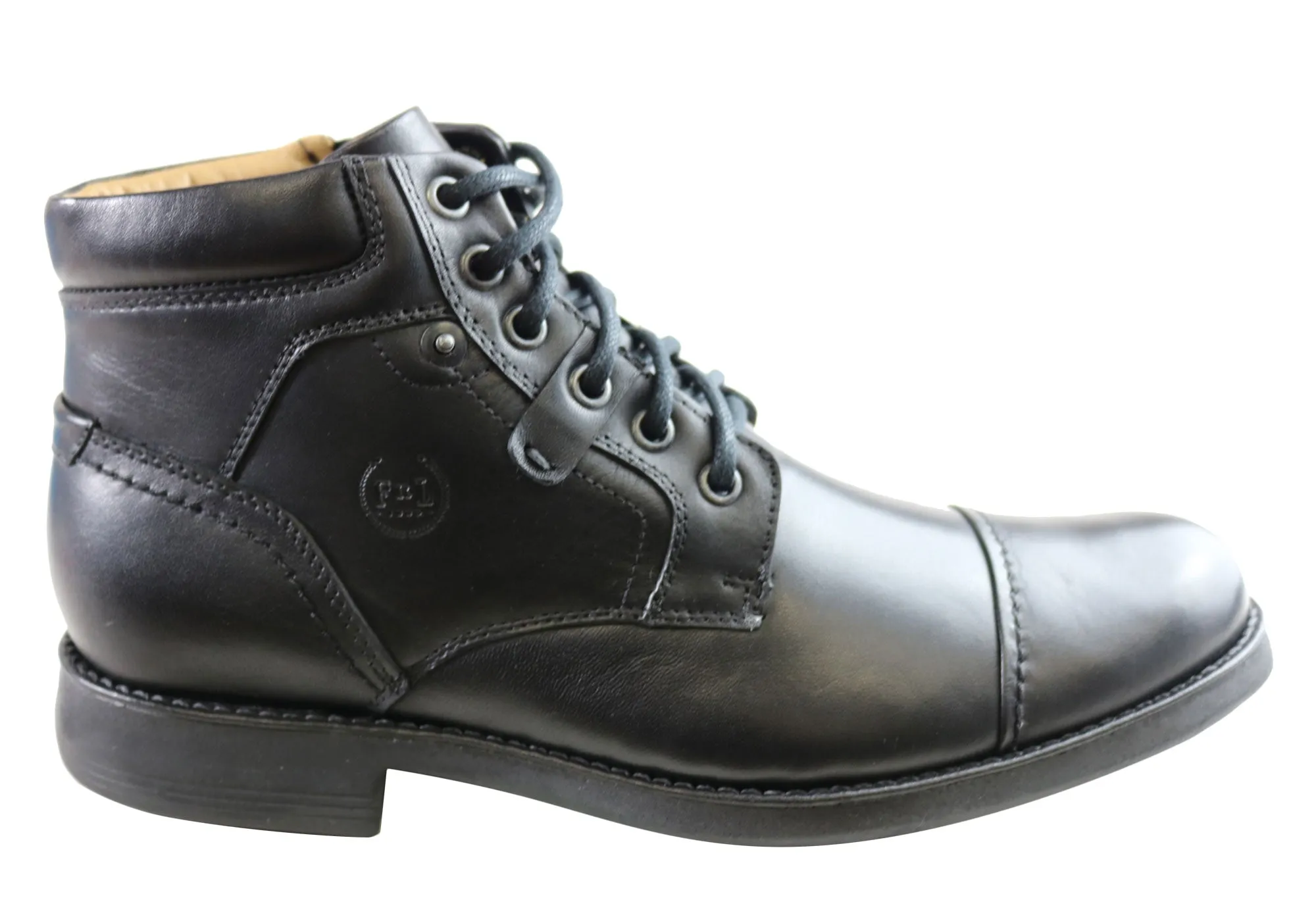 Ferricelli Ryan Herren Leder Schnürstiefel Hergestellt in Brasilien Ferricelli Schuhe