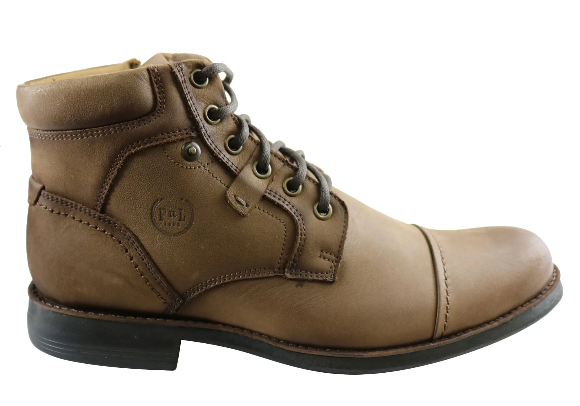 Ferricelli Ryan Herren Leder Schnürstiefel Hergestellt in Brasilien Ferricelli Schuhe
