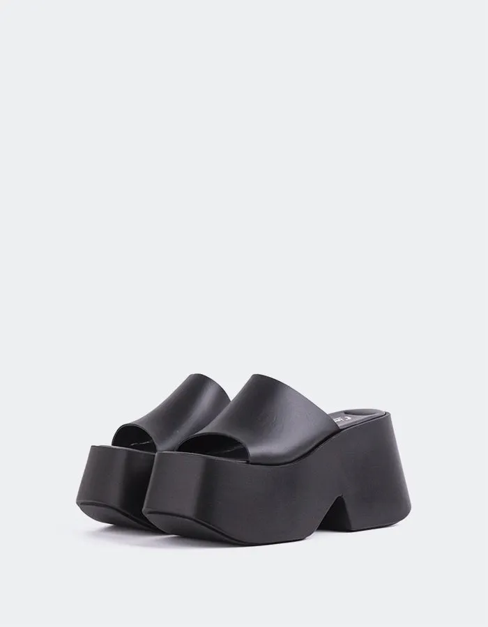 Fidèle Leder in Schwarz