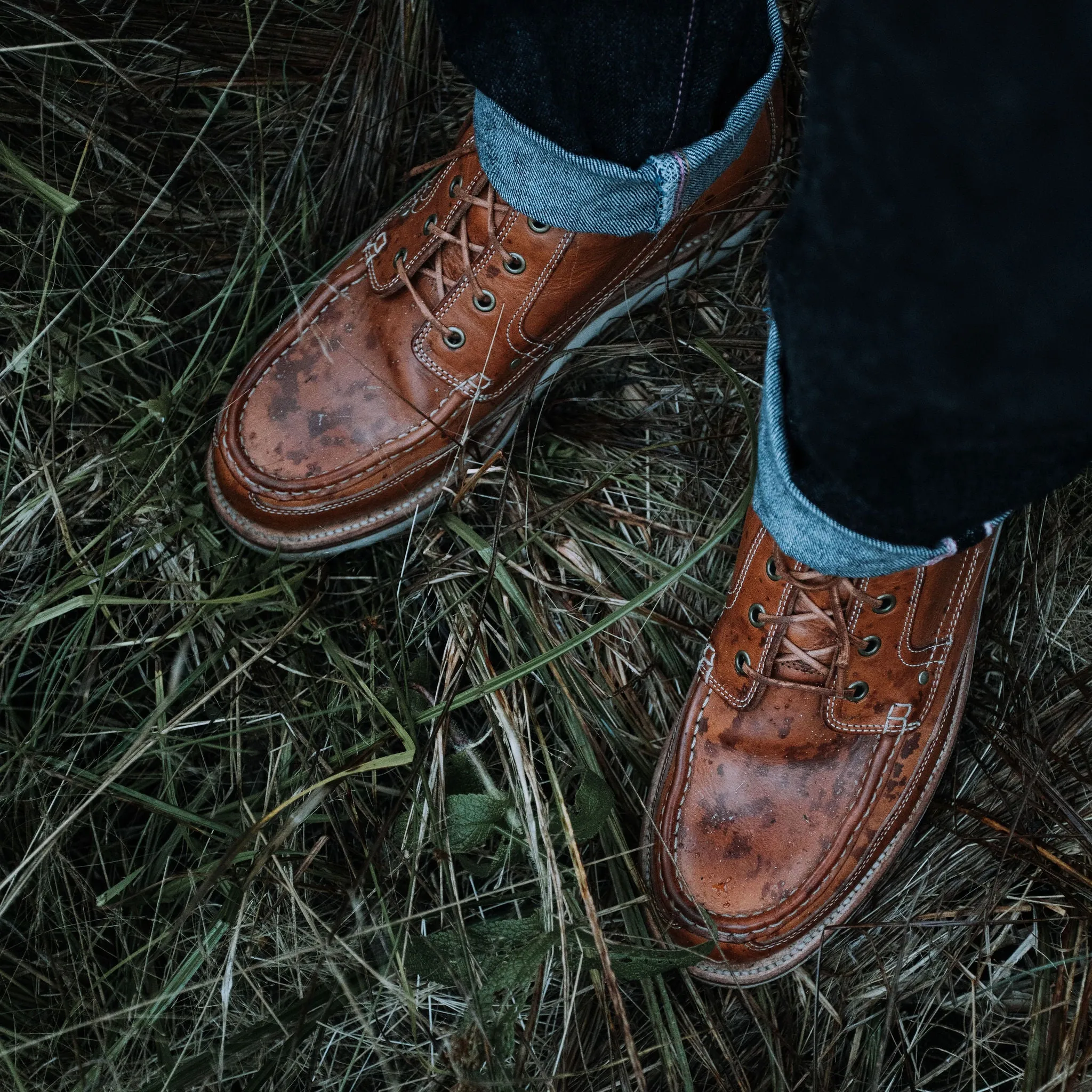 Feldstiefel Sattelbraun