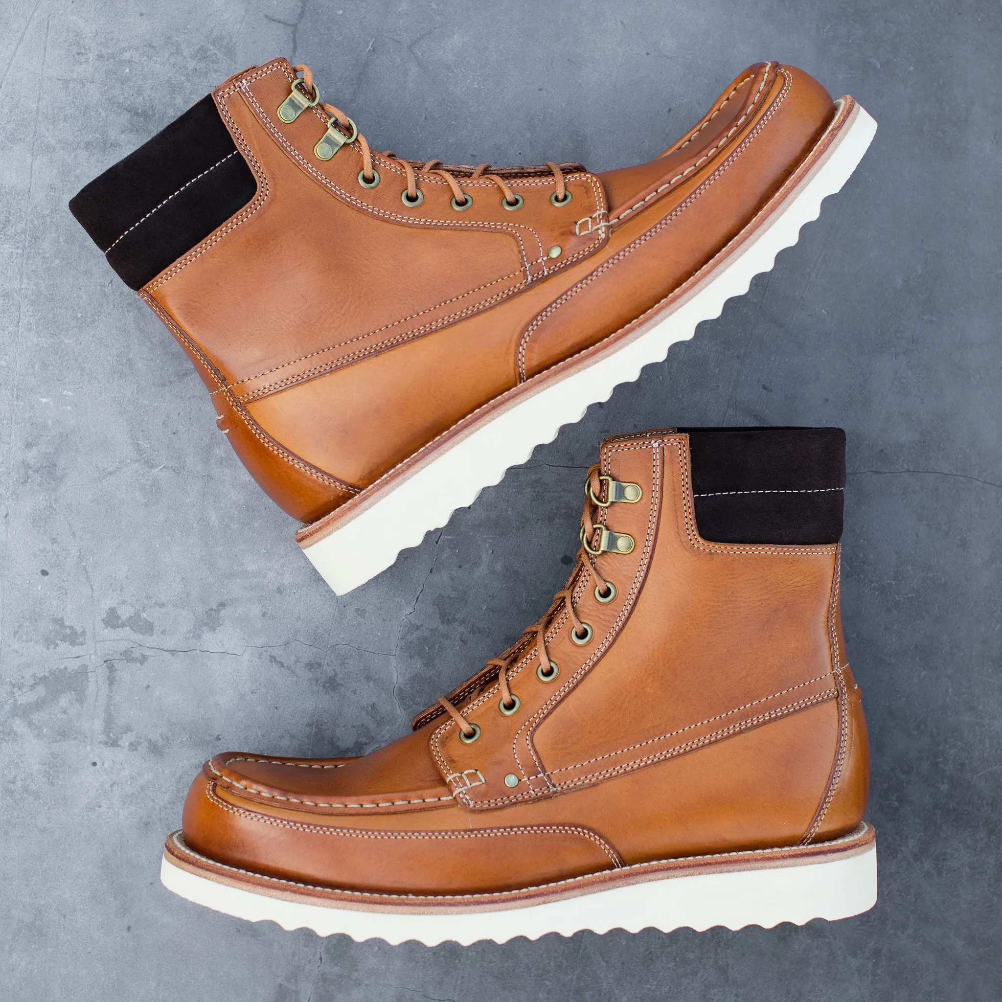 Feldstiefel Sattelbraun