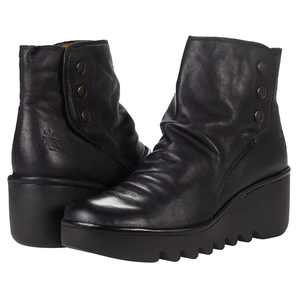 Fly London Brom344Fly Leder Stiefeletten mit Reißverschluss für Damen