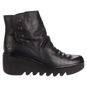 Fly London Brom344Fly Leder Stiefeletten mit Reißverschluss für Damen