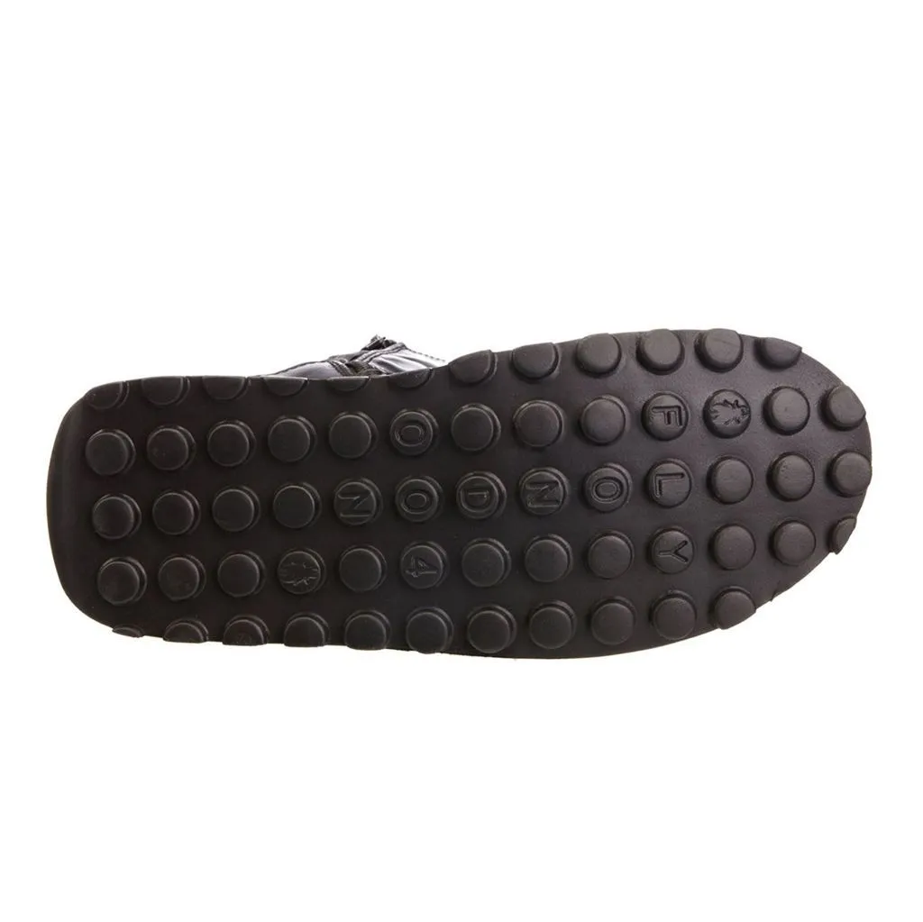 Fly London MES Leder Stiefeletten für Damen mit Reißverschluss bis zur Mitte der Wade