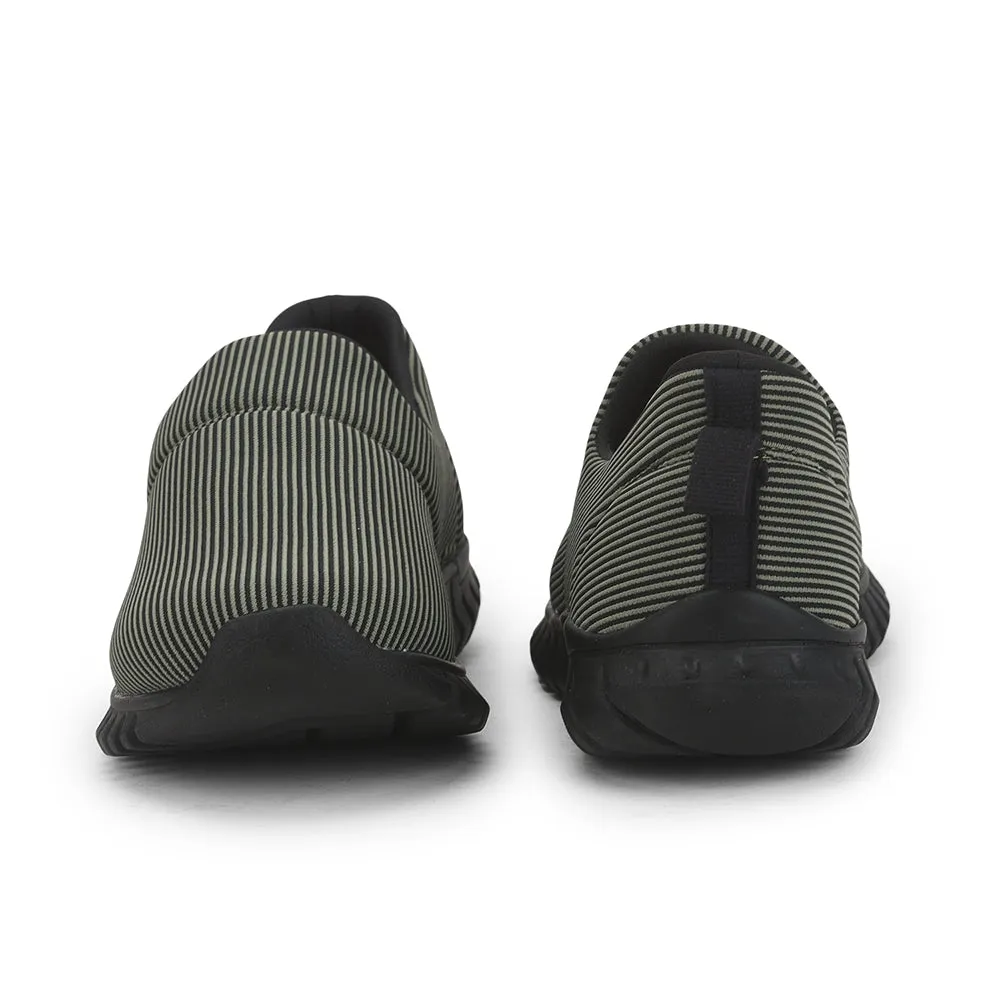 Force 10 Casual Schnürsenkelloser Schuh Für Herren (Olgrün) MONTES-28 By Liberty