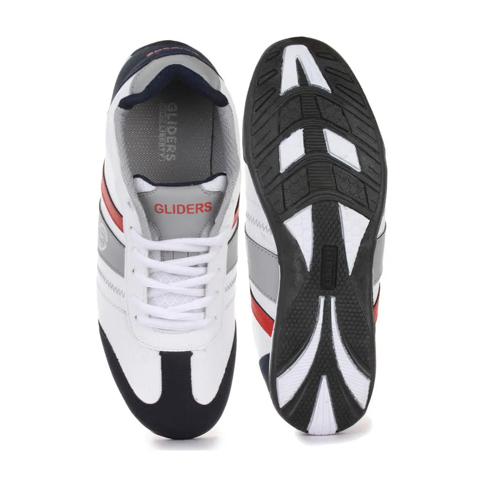 Force 10 Herren Weiße Freizeitschuhe mit Schnürung (LB09-52)