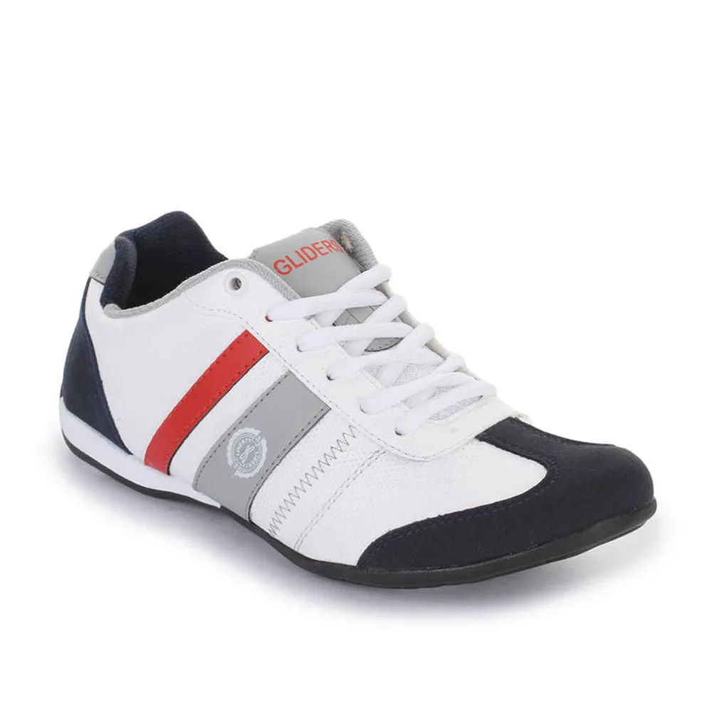 Force 10 Herren Weiße Freizeitschuhe mit Schnürung (LB09-52)