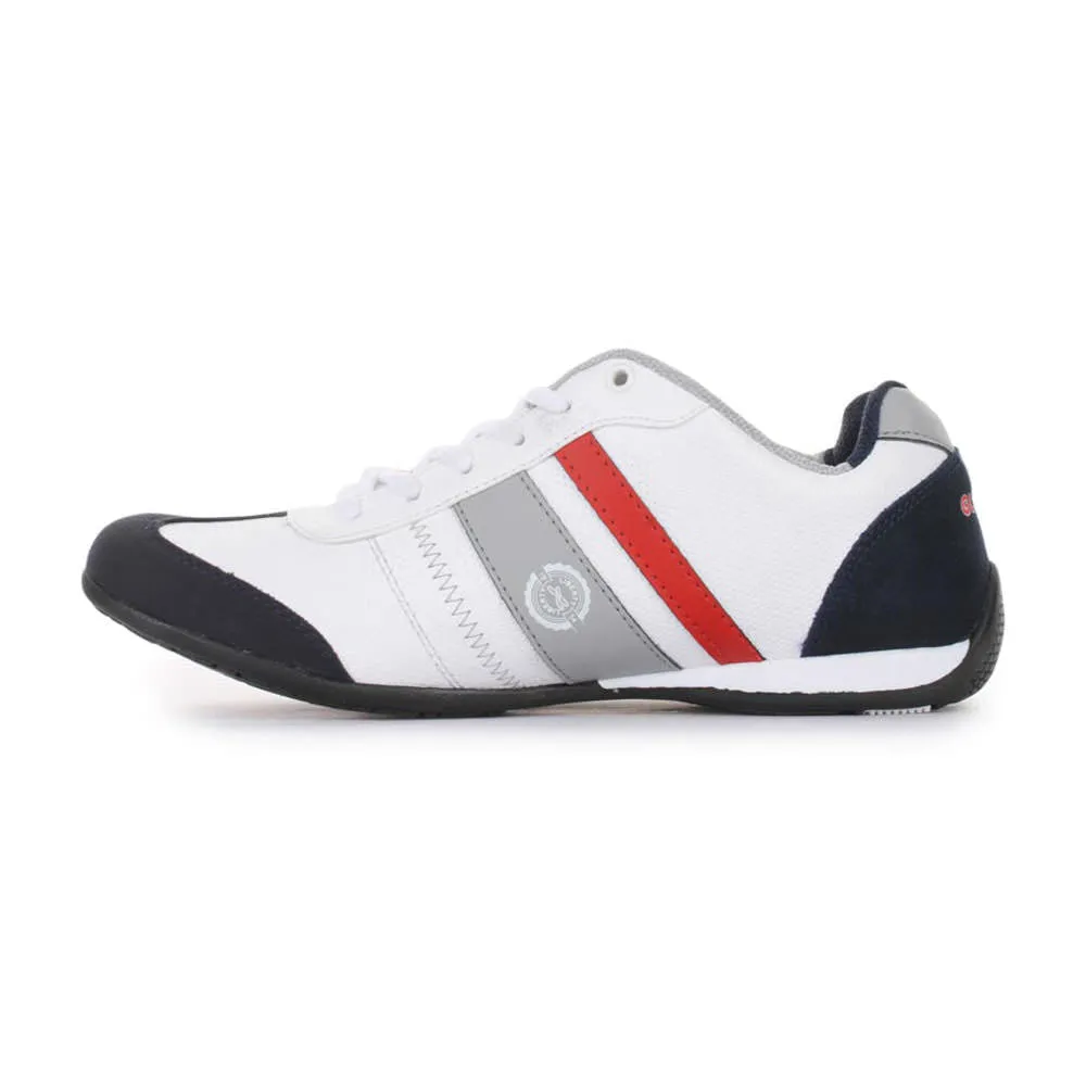 Force 10 Herren Weiße Freizeitschuhe mit Schnürung (LB09-52)