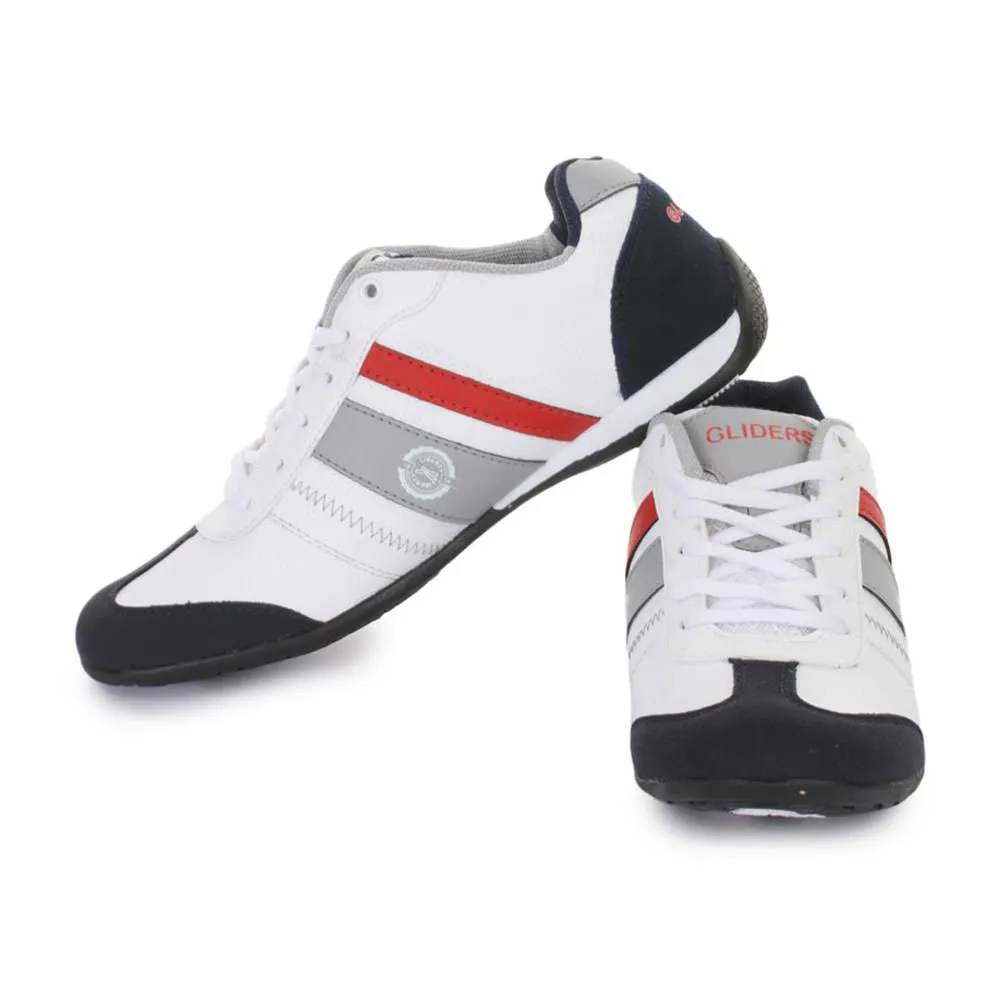 Force 10 Herren Weiße Freizeitschuhe mit Schnürung (LB09-52)