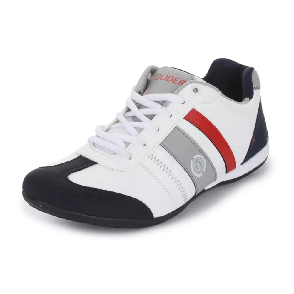 Force 10 Herren Weiße Freizeitschuhe mit Schnürung (LB09-52)