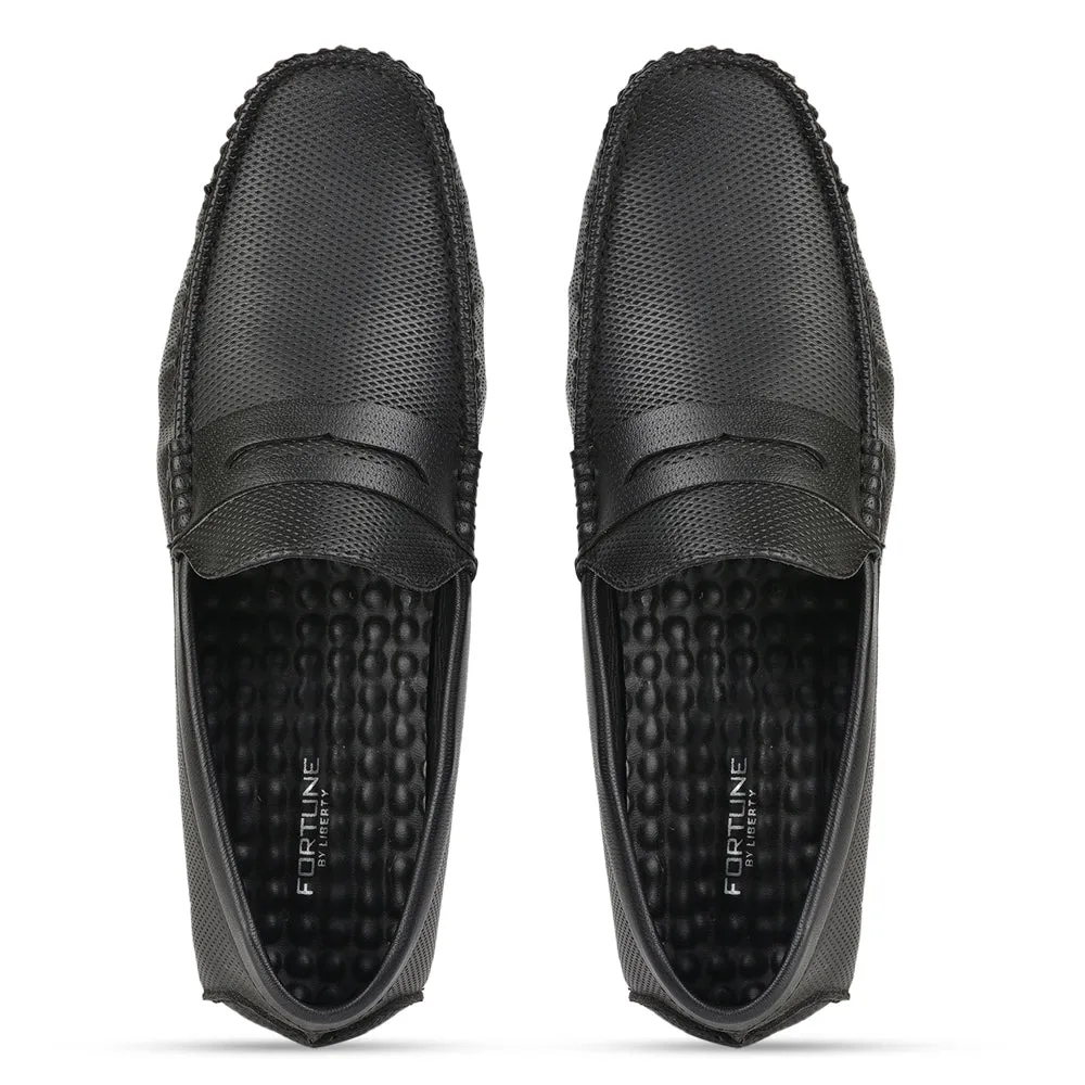 Fortune (SCHWARZ) Bequeme Loafer Schuhe Für Herren AVN-05 Von Liberty
