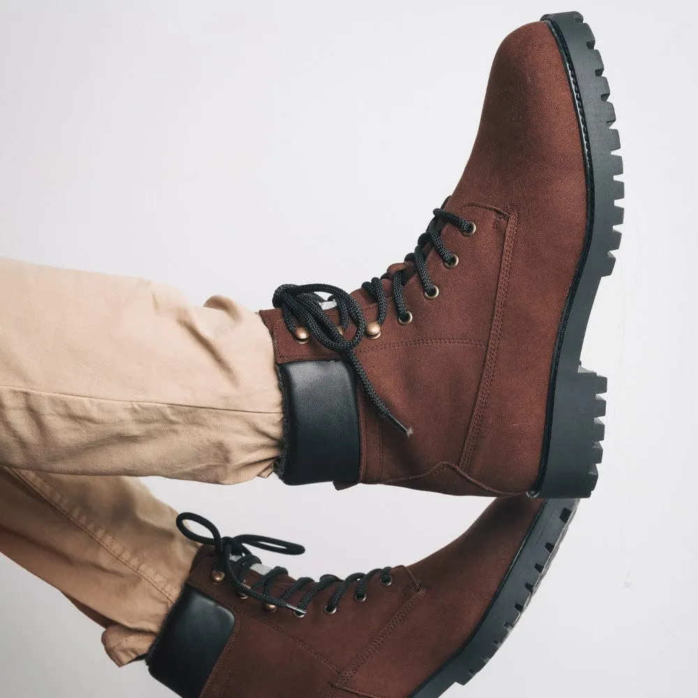 Gadea Unisex Vegane Leder Bergstiefeletten | Braun