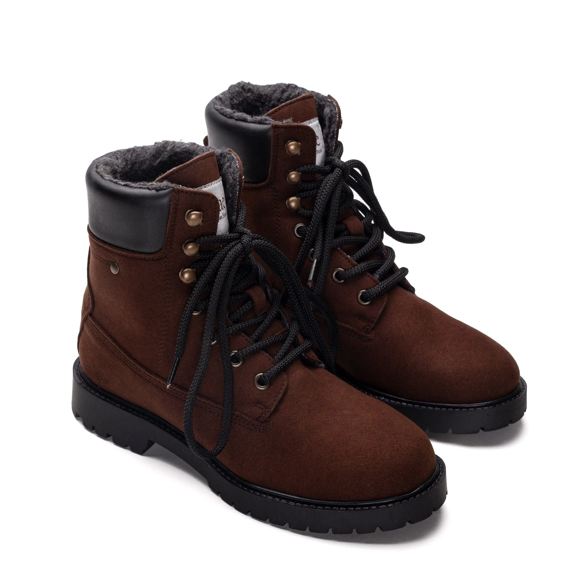Gadea Unisex Vegane Leder Bergstiefeletten | Braun