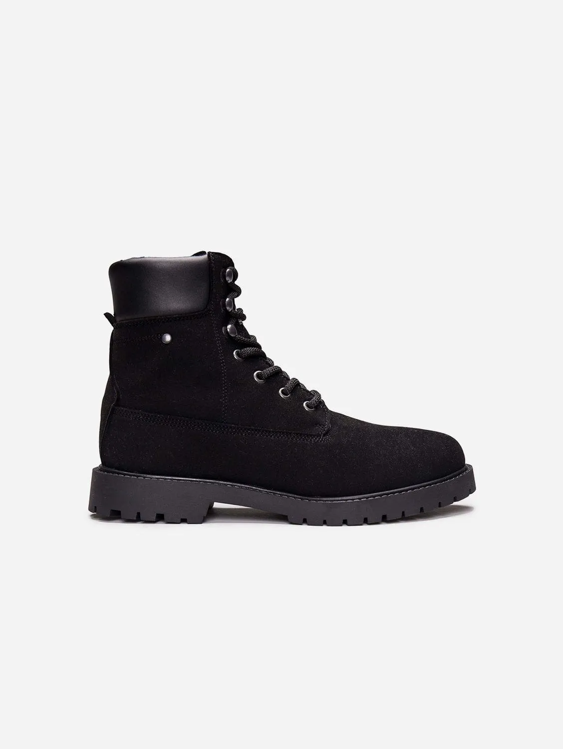 Gadea Veganes Wildleder Unisex-Isolierte Bergstiefel | Schwarz