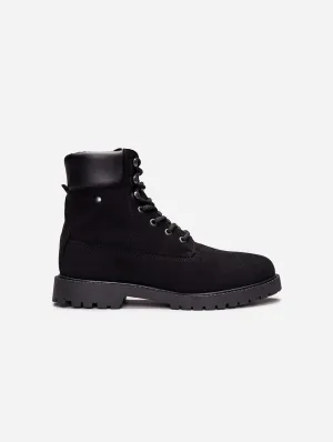 Gadea Veganes Wildleder Unisex-Isolierte Bergstiefel | Schwarz