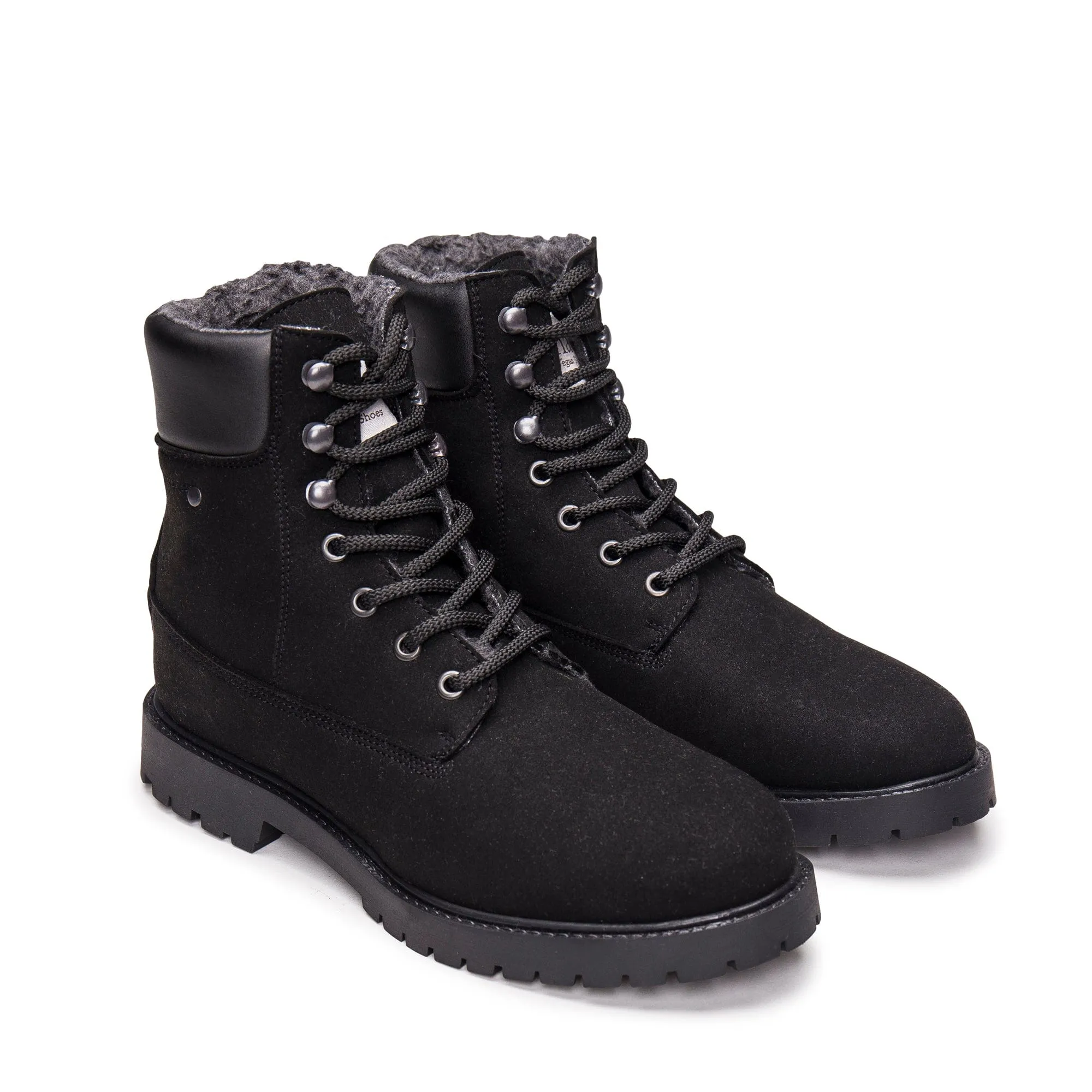 Gadea Veganes Wildleder Unisex-Isolierte Bergstiefel | Schwarz