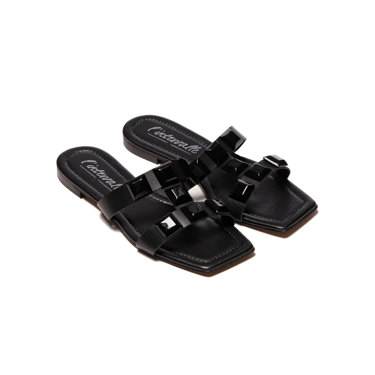 Galia Leder in Schwarz