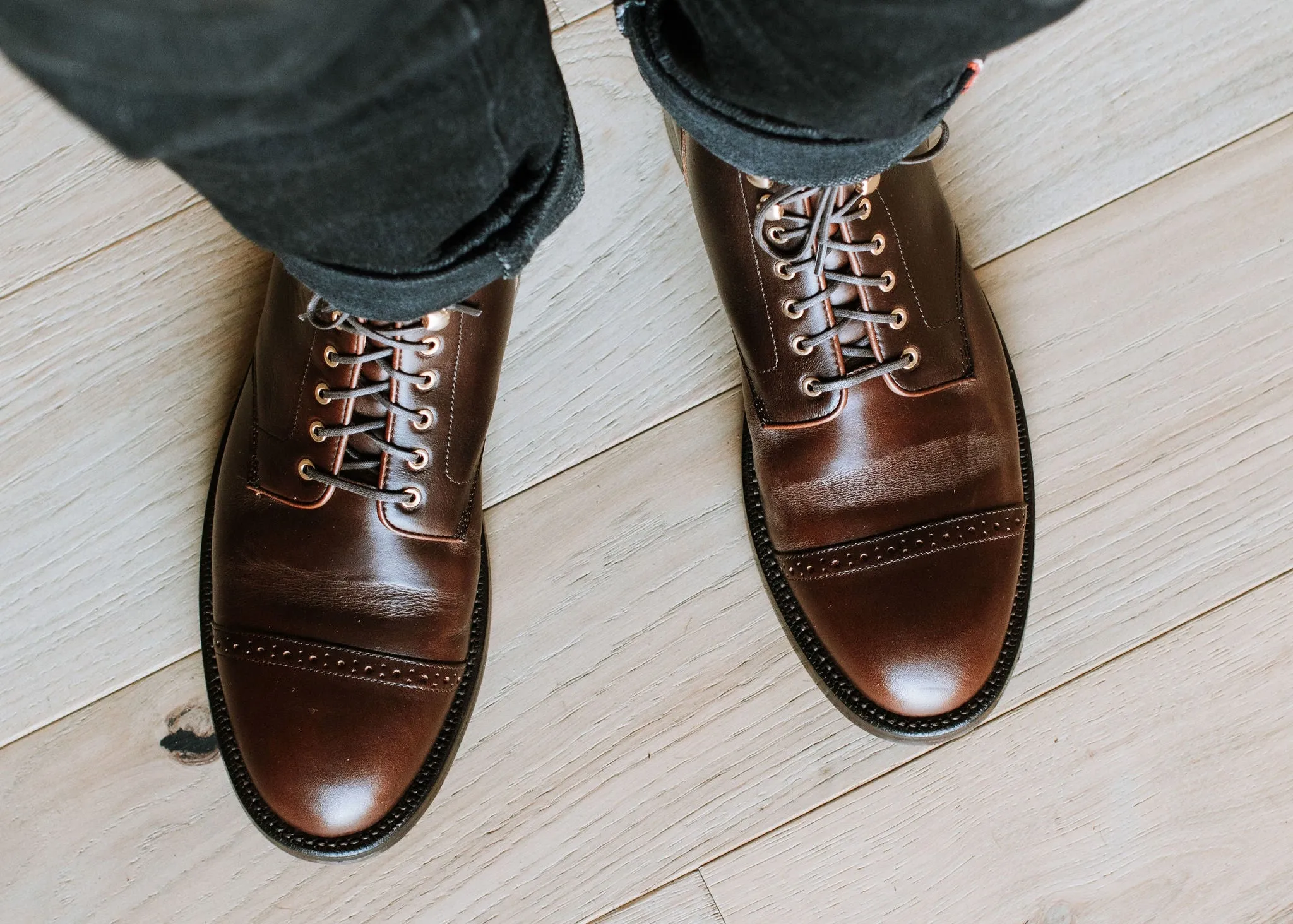 Garrison Boot Crimson Chromexcel