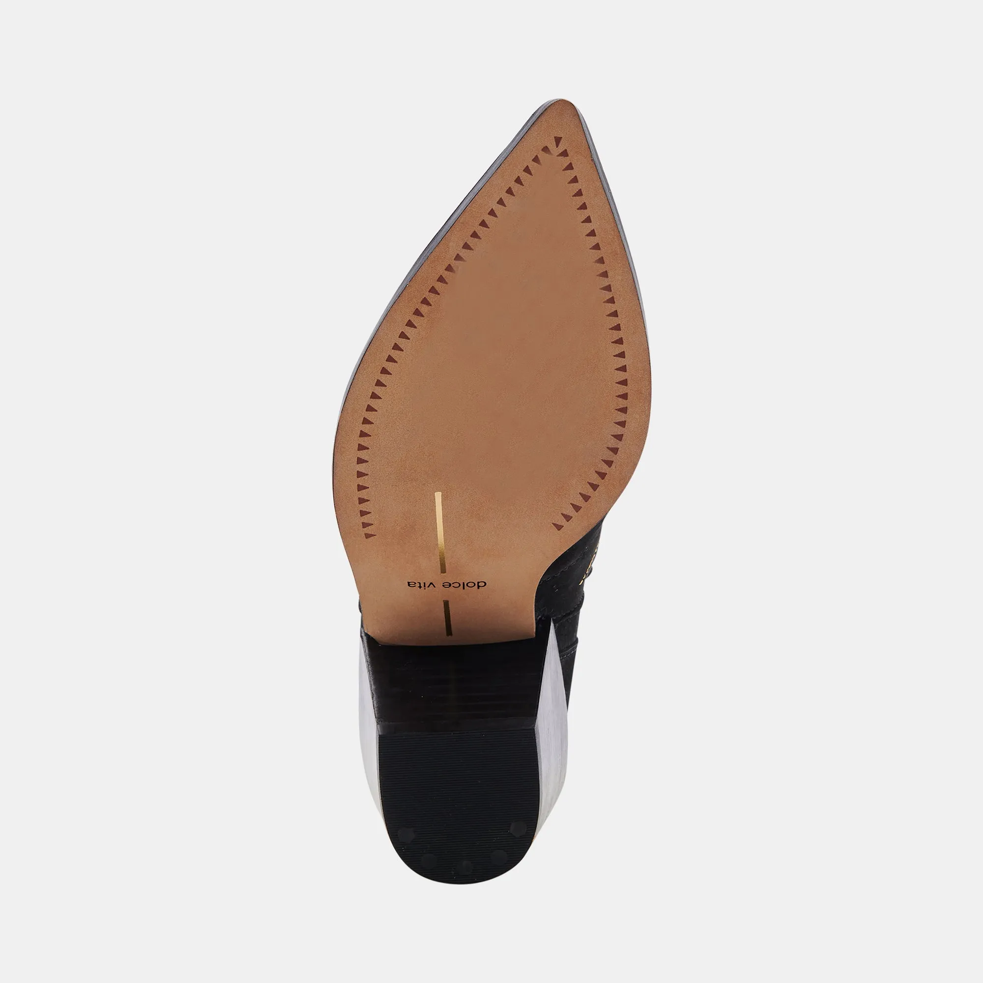 GINNI STIEFELETTEN SCHWARZ NUBUK