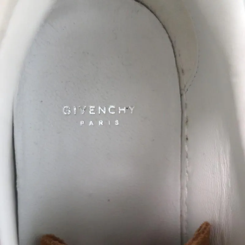 Givenchy Urban Knots Low Top Sneakers Braun Wildleder & Weißes Leder Größe 37.5
