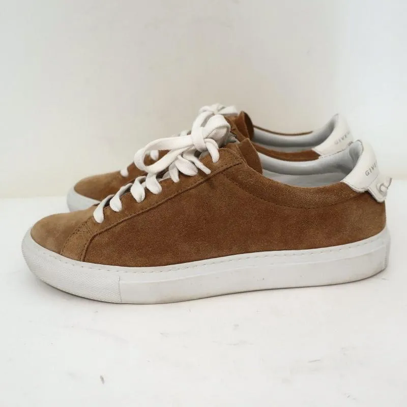 Givenchy Urban Knots Low Top Sneakers Braun Wildleder & Weißes Leder Größe 37.5