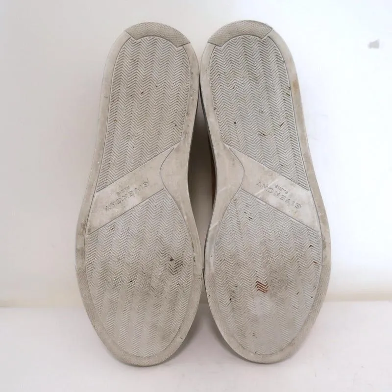 Givenchy Urban Knots Low Top Sneakers Braun Wildleder & Weißes Leder Größe 37.5