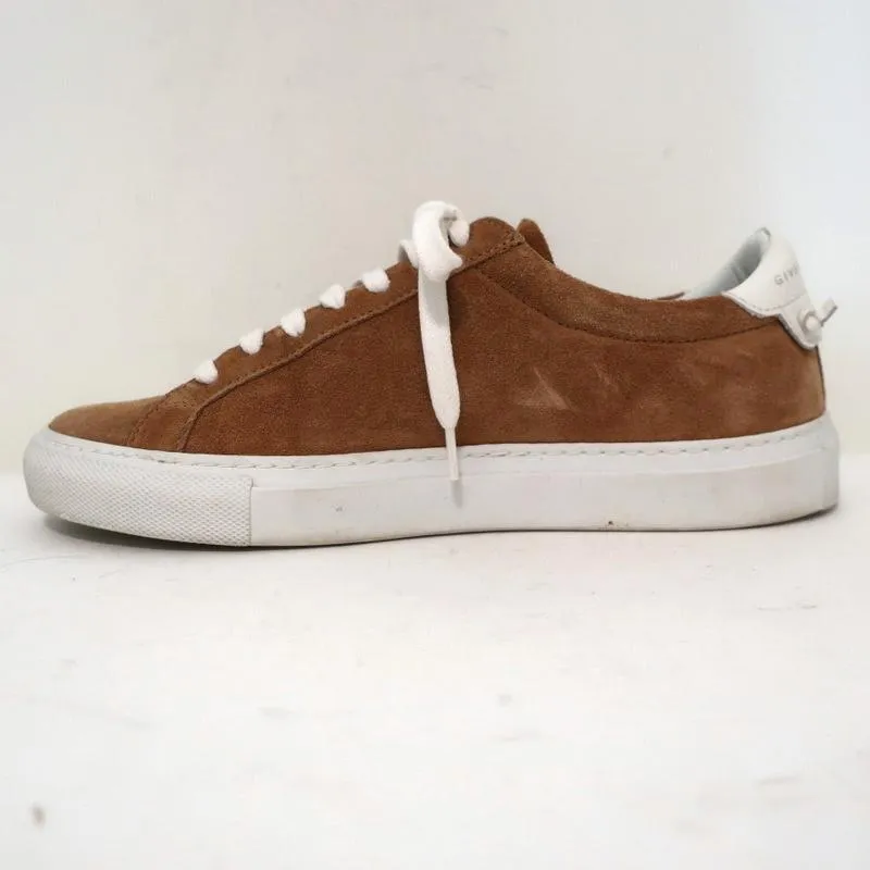 Givenchy Urban Knots Low Top Sneakers Braun Wildleder & Weißes Leder Größe 37.5