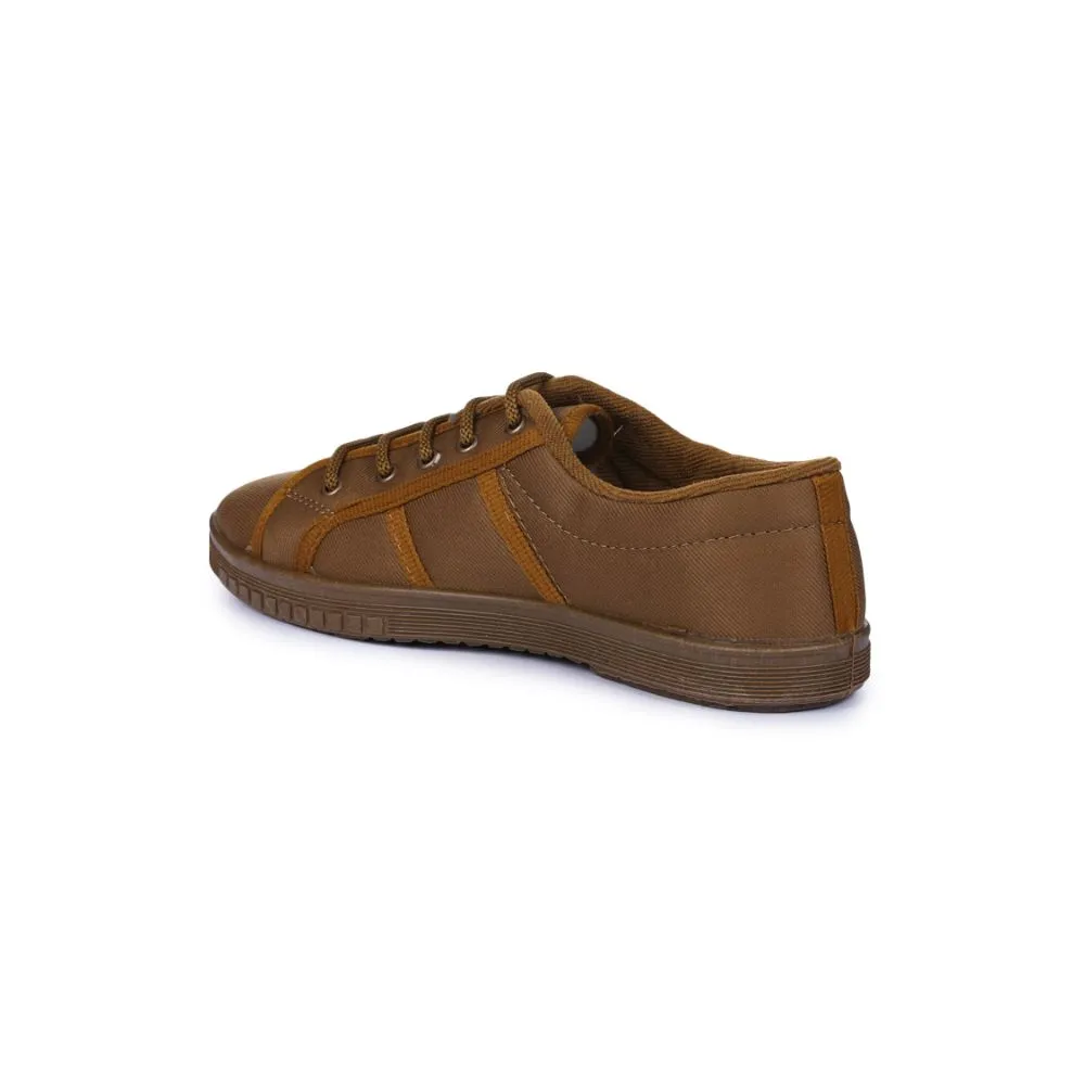 Gliders Beige Casual Schnürschuhe Für Herren JUMPER-E By Liberty