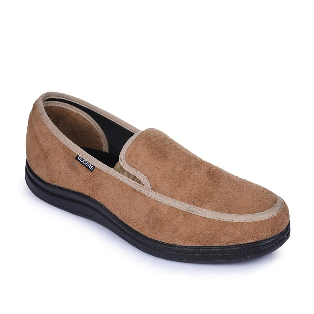 Gleiter (Beige) Bequeme Schlupfschuhe Für Herren 3070-65 Von Liberty