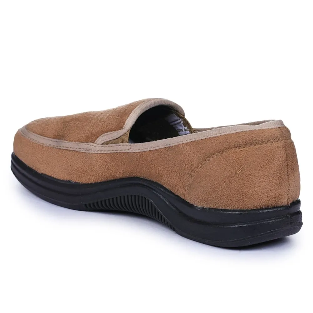 Gleiter (Beige) Bequeme Schlupfschuhe Für Herren 3070-65 Von Liberty
