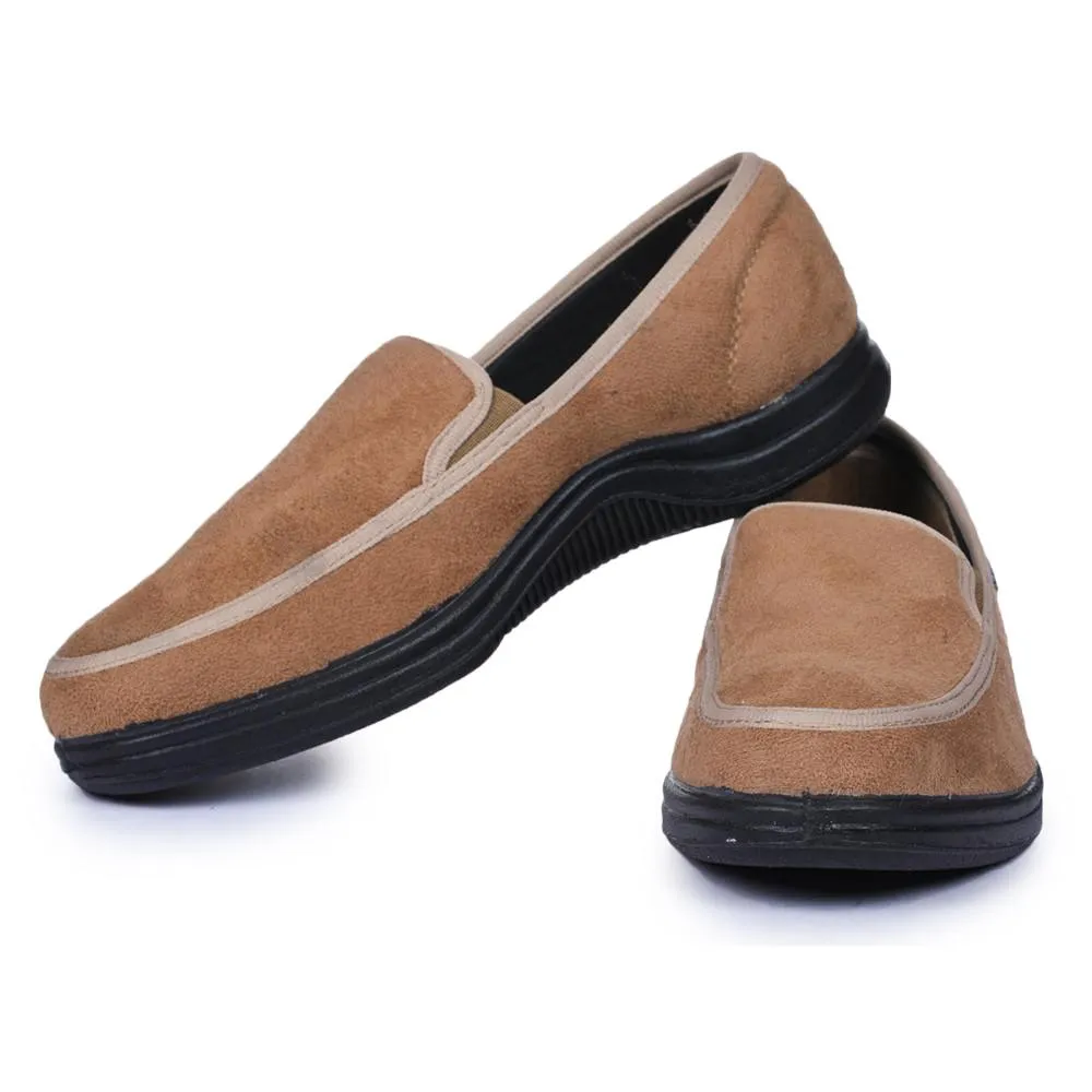 Gleiter (Beige) Bequeme Schlupfschuhe Für Herren 3070-65 Von Liberty