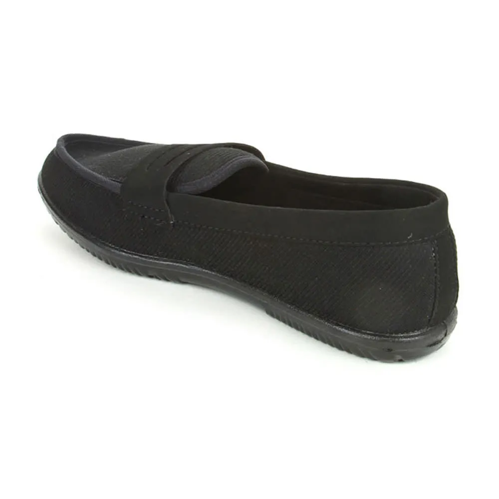 Gliders Schwarze Bequeme Schlupfschuhe Für Herren EXCITOR By Liberty