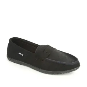 Gliders Schwarze Bequeme Schlupfschuhe Für Herren EXCITOR By Liberty