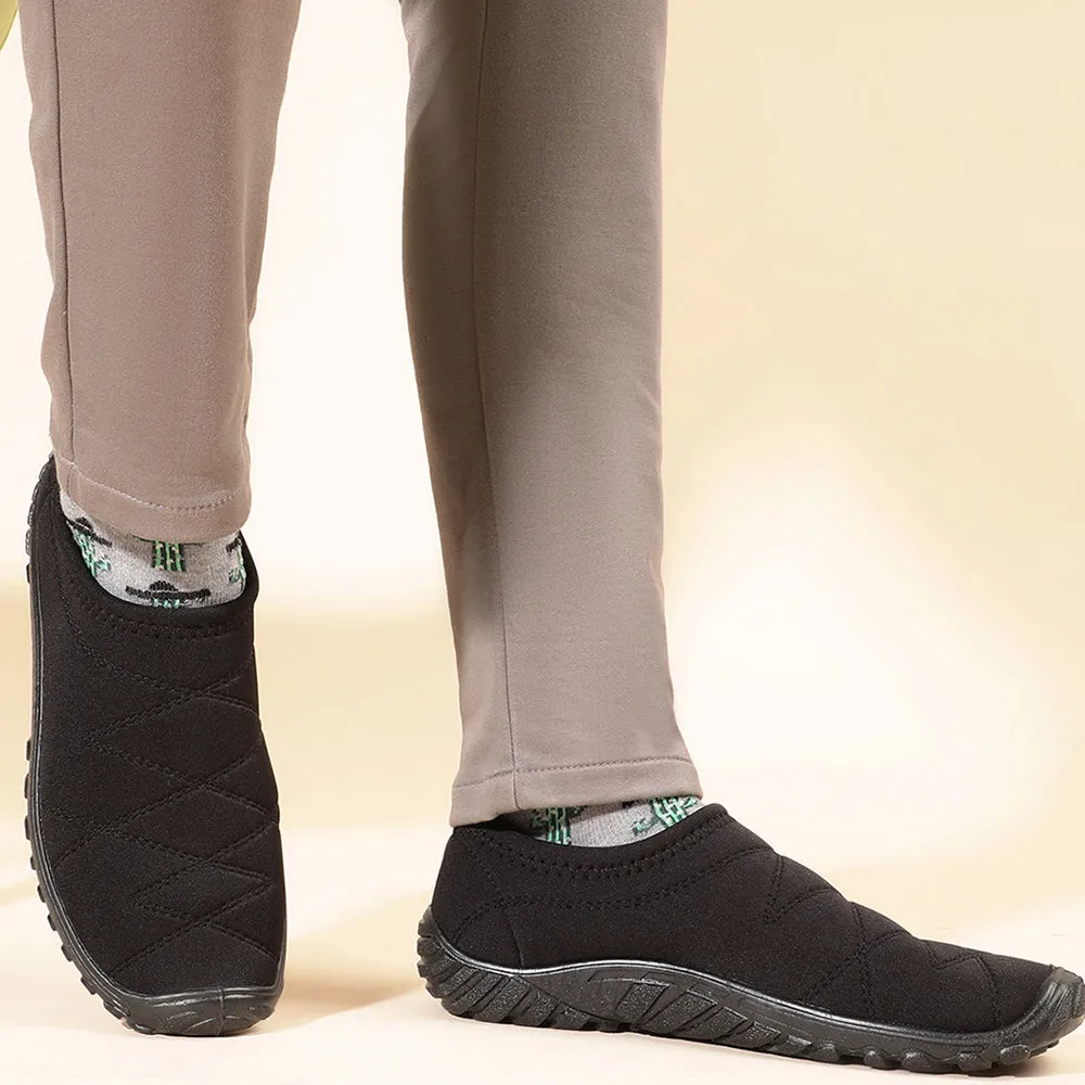 Gleiter Schwarze Bequeme Schlupfschuhe Für Herren GOLF By Liberty