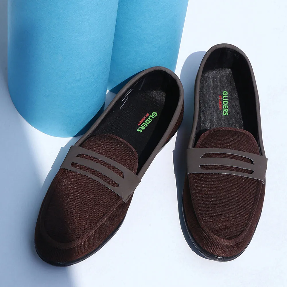 Braune Bequeme Schlupfschuhe Für Männer EXCITOR Von Liberty