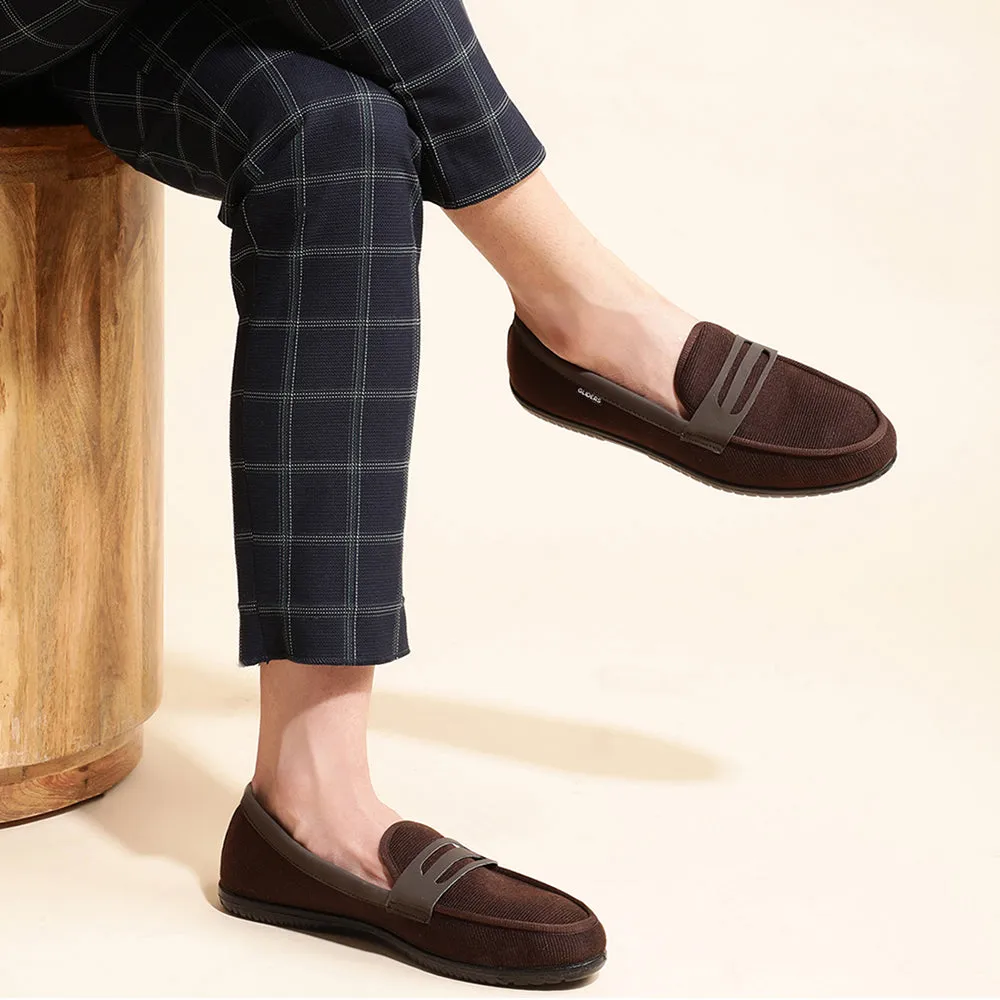 Braune Bequeme Schlupfschuhe Für Männer EXCITOR Von Liberty