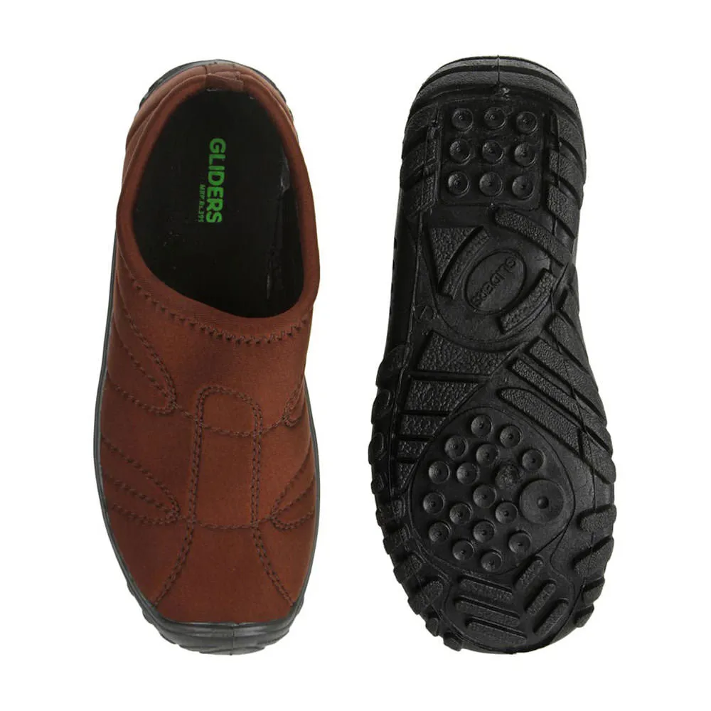 Gleiter Braune Bequeme Schlupfschuhe Für Herren GOLF By Liberty