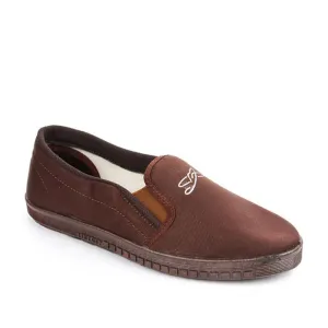 Gliders Casual Braune Schlupf-Mokassins Schuhe Für Männer JOGGING-E By Liberty