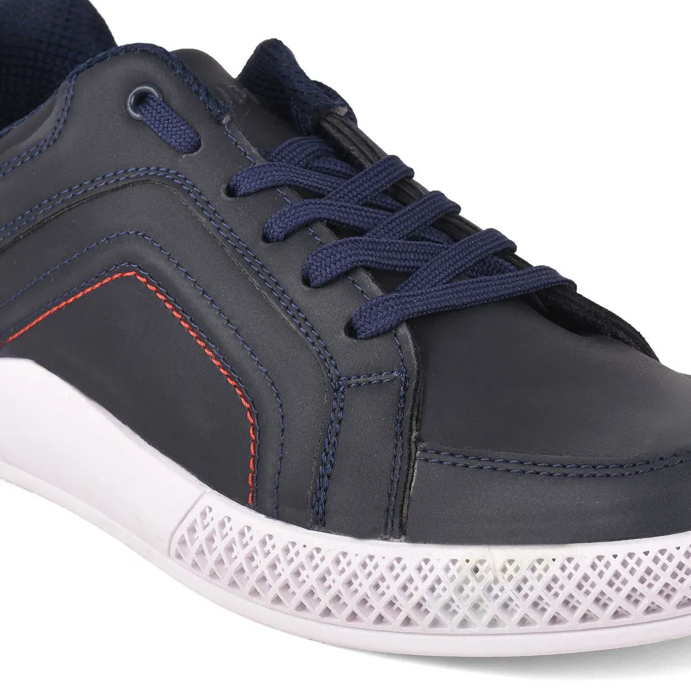 Gleiter Casual Marineblaue Schnürschuhe Für Herren FELIX-1ME Von Liberty