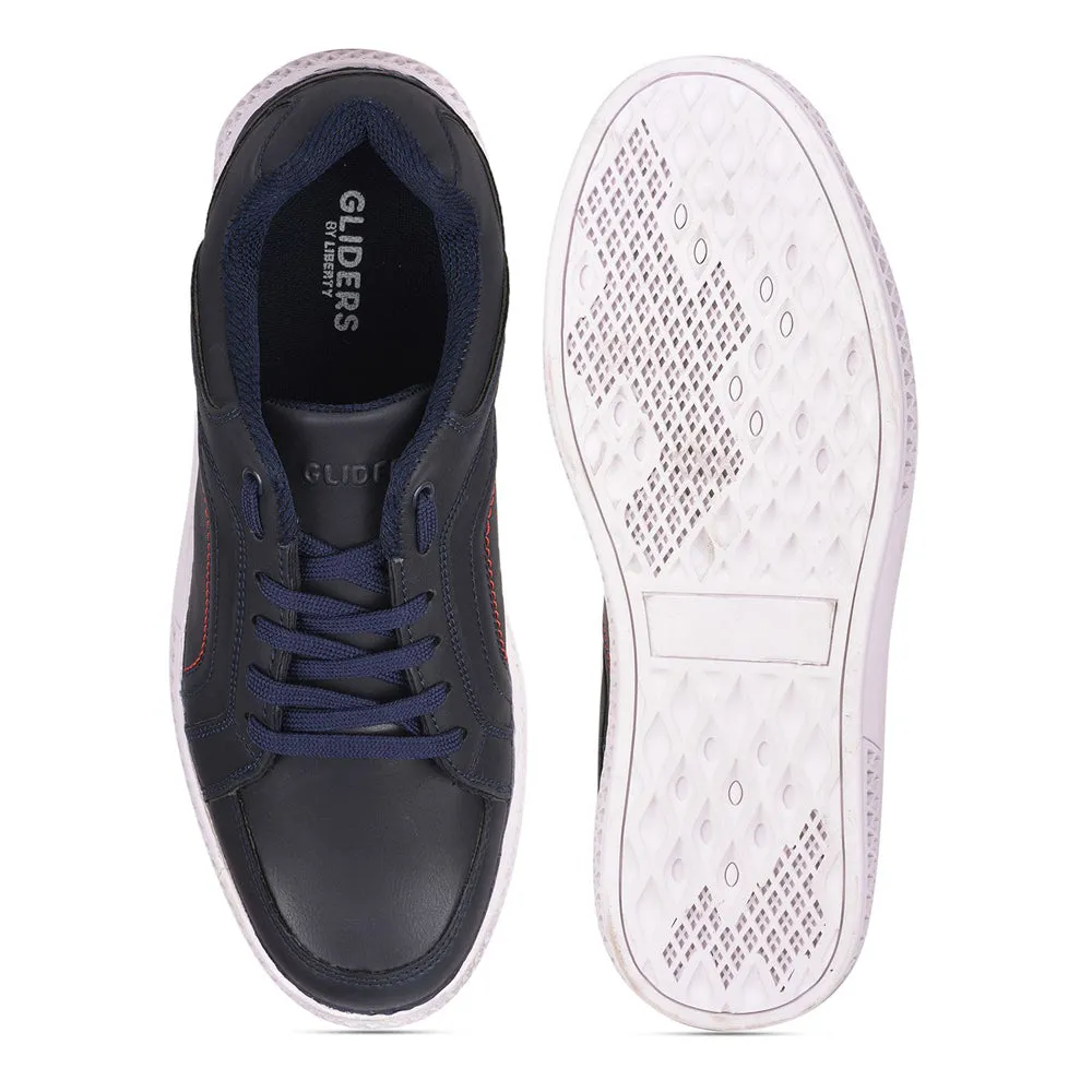 Gleiter Casual Marineblaue Schnürschuhe Für Herren FELIX-1ME Von Liberty