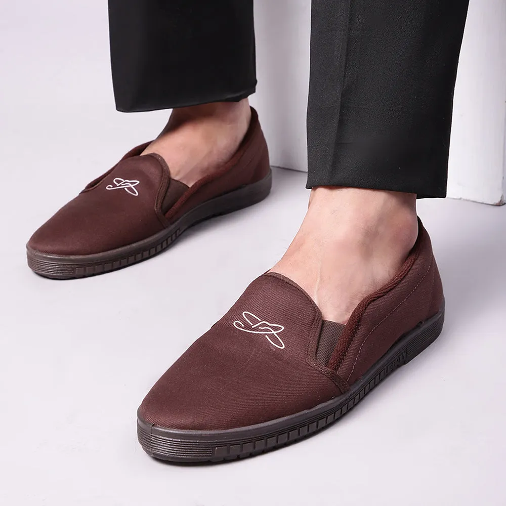 Gliders Bequeme Schlupf-Braune Mokassins Schuhe Für Herren JOGGING-E By Liberty