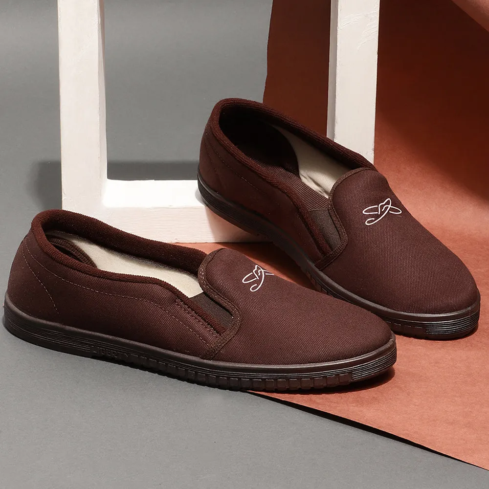 Gliders Bequeme Schlupf-Braune Mokassins Schuhe Für Herren JOGGING-E By Liberty