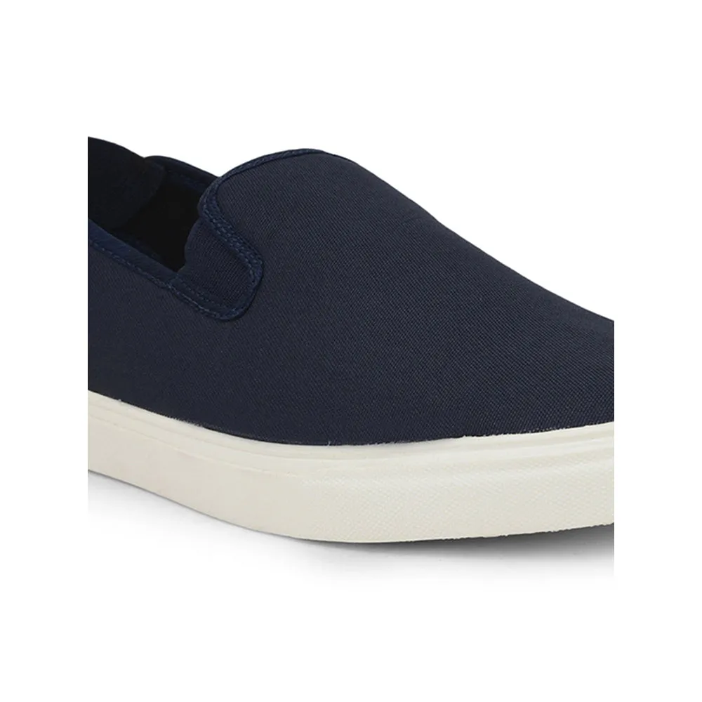 Gleiter Schnürsenkellose Marineblaue Freizeitsneaker Für Männer HYPER-E By Liberty