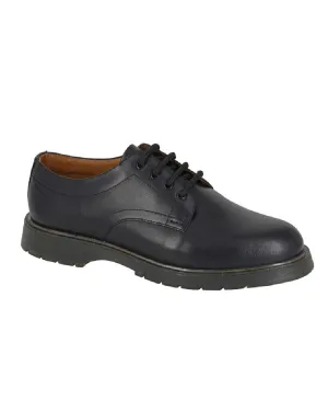 Grafters 4-Ösen Glattleder Uniformschuhe Grafters Schuhe