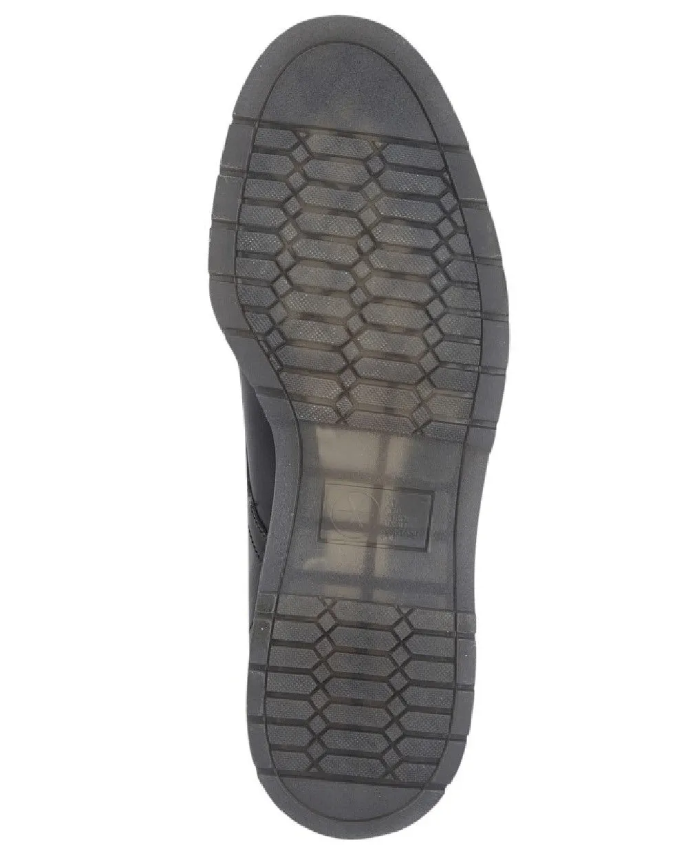 Grafters 4-Ösen Glattleder Uniformschuhe Grafters Schuhe