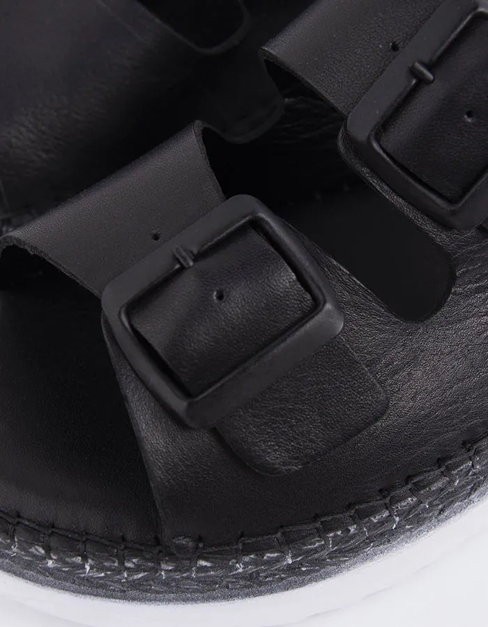 Grafton Schwarz Leder
