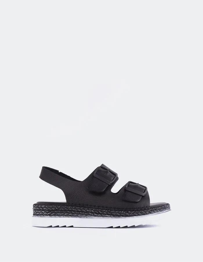 Grafton Schwarz Leder